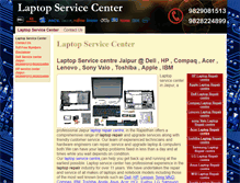 Tablet Screenshot of laptopservicecenterjaipur.com